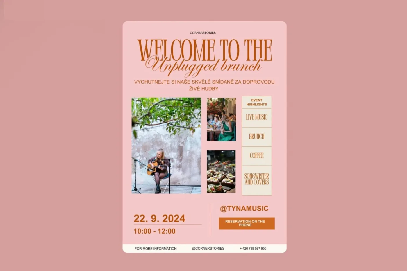 Unplugged brunch 🎶